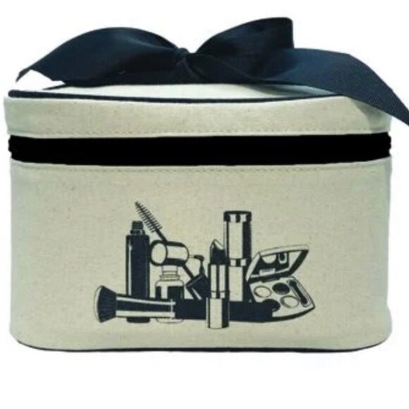 Hallmart Collectibles Canvas Cosmetic Bag - Picture 2 of 6